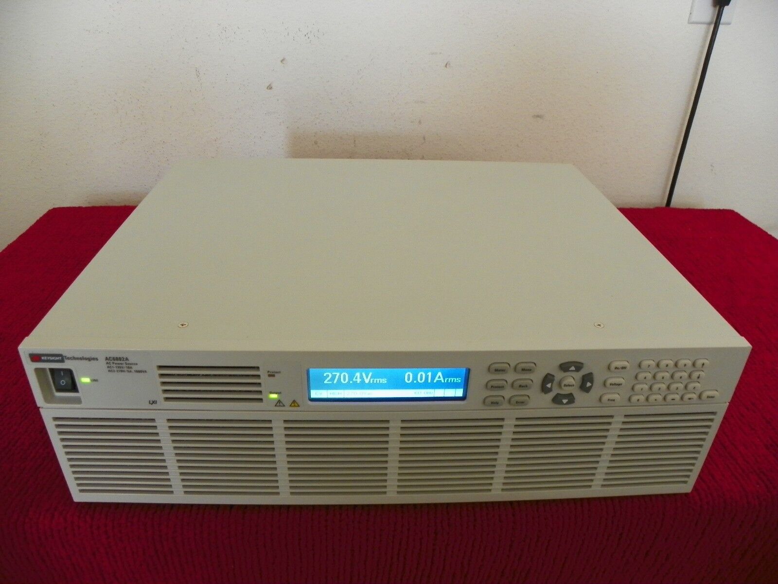 AC6802A AC Power, 1000VA, to 270V,10A/5A 45-500Hz AC6802A AC Power, 1000VA, to 270V,10A/5A 45-500Hz